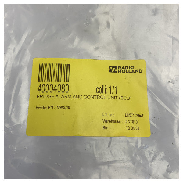 Netwave NW4010 VDR Bridge Alarme e Unidade de Controle (BCU) - Eletrónica Marinha