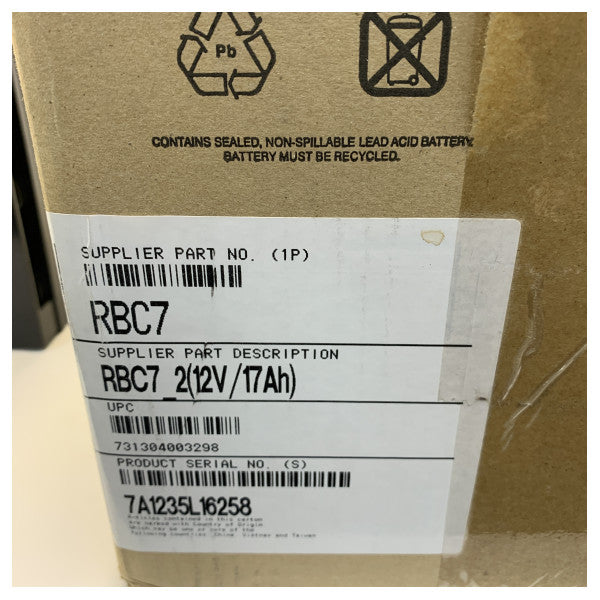 APC by Schneider Electric RBC7 cartouche de batterie de remplacement pour onduleur Smart-UPS 1500