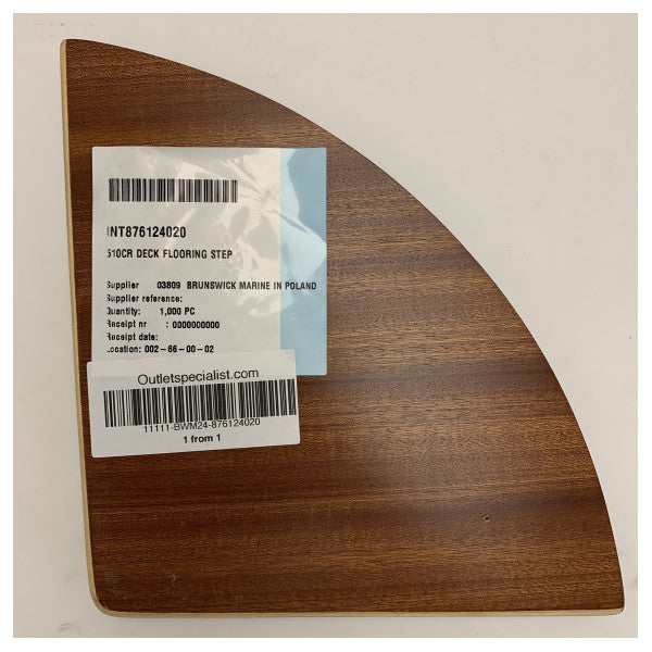 Quicksilver 510 Cruiser Teak Laminat Däckgolv Steg Kit - 876124020