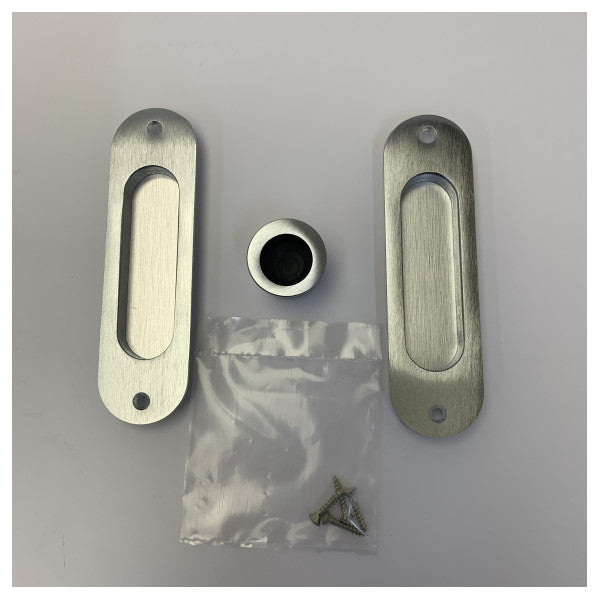 Wurth ステンレス製スライディングドアハンドルキット 120x3mm - B4D-U-KIT W