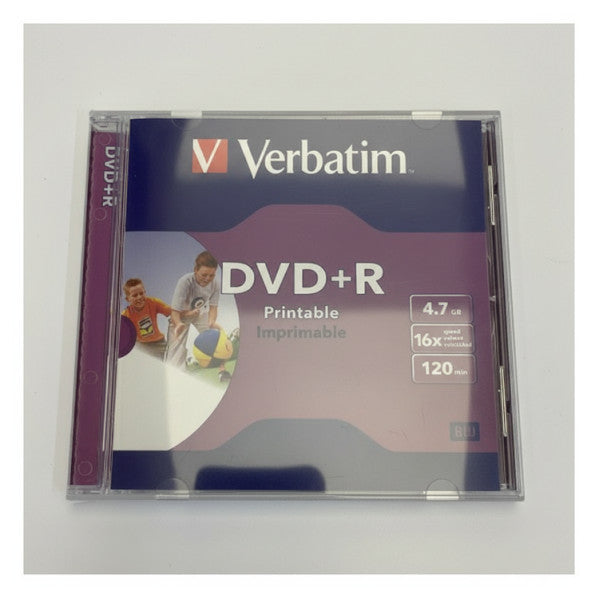 Verbatim 43508 DVD+R 4,7 GB 16X Inkjet bedruckbar - 10 Stück im Jewel Case