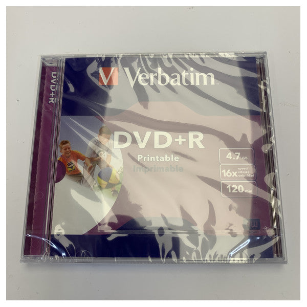 Verbatim 43508 DVD+R 4,7 GB 16X Inkjet bedruckbar - 10 Stück im Jewel Case
