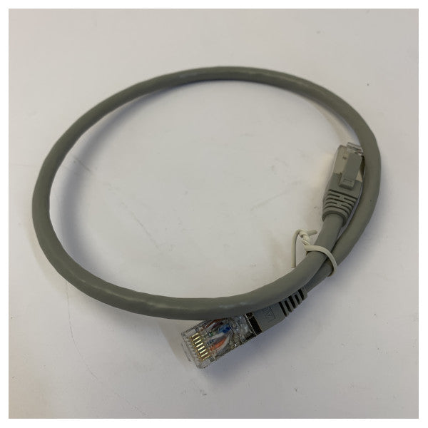Cat6a SSTP Patchkabel 0,5 m - Geschirmtes Ethernet-Kabel Grau
