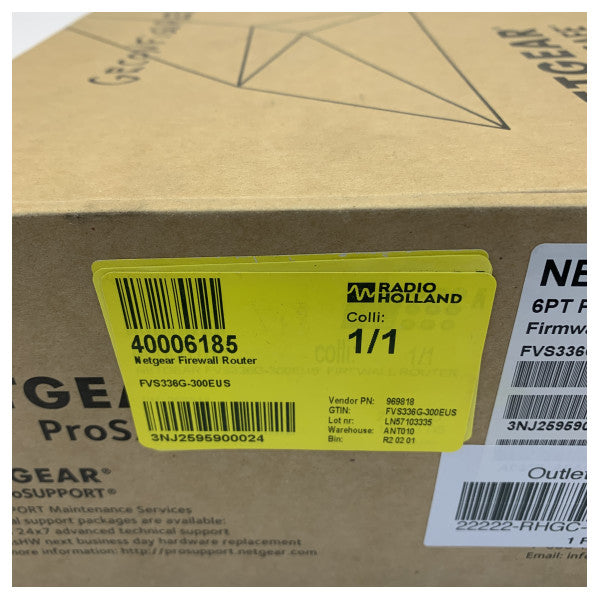 Netgear ProSafe FVS336G-300EUS Dual WAN Gigabit VPN Firewall Router