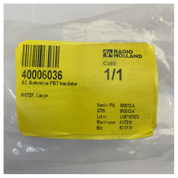 Izolator antenowy AC Antennas H022F PBT do zastosowań morskich