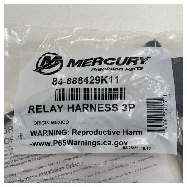 Mercury Mercruiser Relay båtsele kabelsats - 888429K11