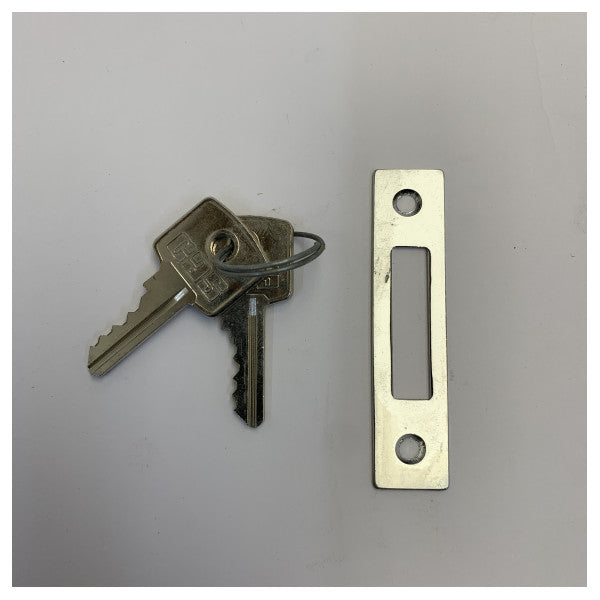 Зовнішній дверний замок Yale Chrome - Яхтова фурнітура - 1827