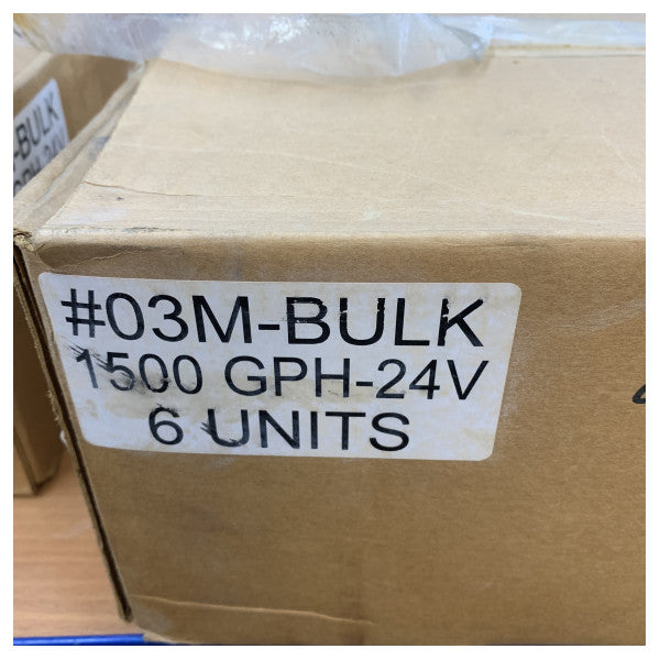Rule 1500 Bilgepumpe 24V - 1500 GPH 5800L/Time