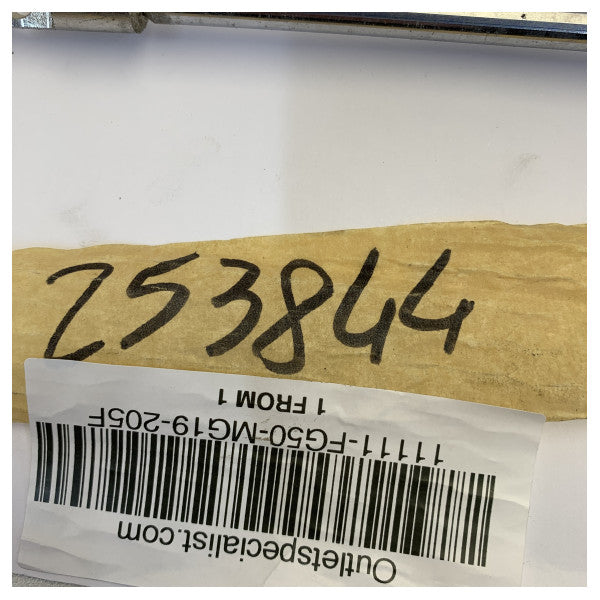 RAM Gasfjeder rustfrit stål AISI 316 - 521mm 350N 19/8-205 yachtbeslag