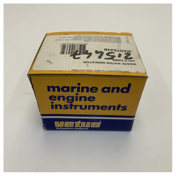 Vetus Black Water Tank Indicator - Waste Water Meter - WASTE24B