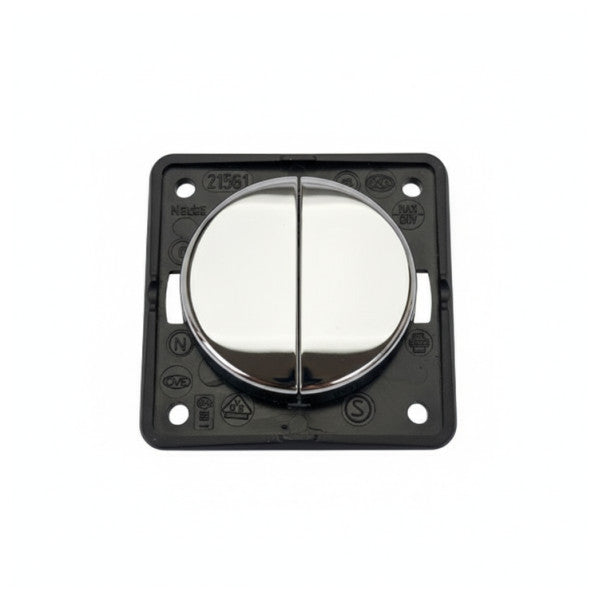 Berker Integro Classic Series Schalter - Glänzendes Chrom - Yacht-Beschläge - 9365518