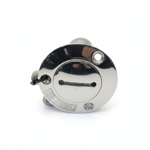 غطاء تعبئة الوقود Vetus Deck Filler Cap 38 مم من الفولاذ المقاوم للصدأ - فتحة تعبئة سطحية بحرية - CAPF38S