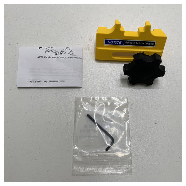 Замок причіпного пристрою двигуна Mercury Mercruiser жовтий - 8M0161858 - 8M0161858