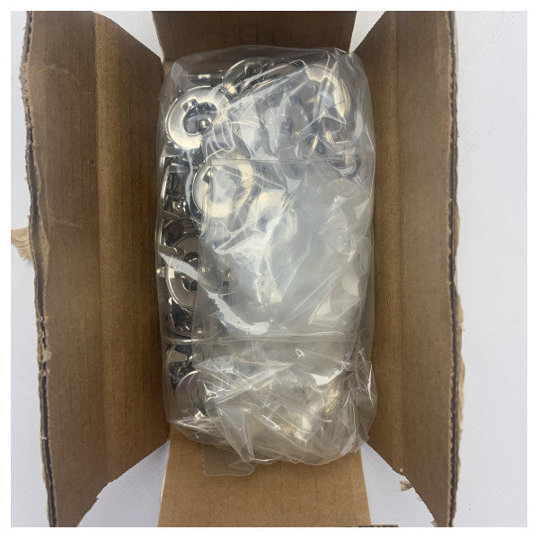 Ojales de acero inoxidable para sujetar cortinas - Herrajes resistentes a la corrosión para uso marítimo y al aire libre