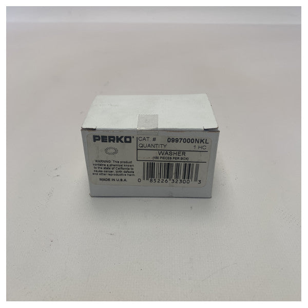 Marine Grade Stainless Steel Curtain Fastener Washers - Corrosion Resistant, 100-Pack for Durable Sail and Curtain Attachment