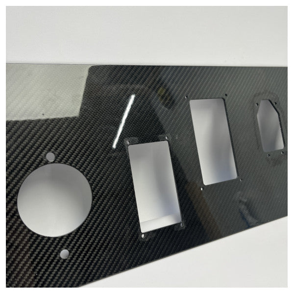 Riva Ribelle 66 engine instrument control dashboard panel black carbon - 9000688