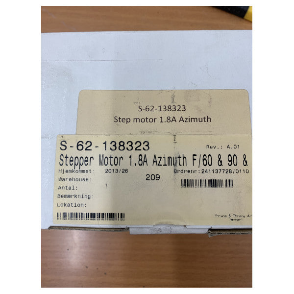 Motor de Passo Azimutal Cobham Sailor 60/90/90W 1.8A - 62-138323 TVRO