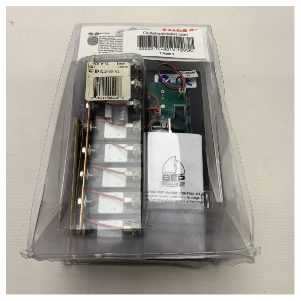 Bep Circuit Breaker Panel DC 12V 8 Funksjon - 901V -12VDC