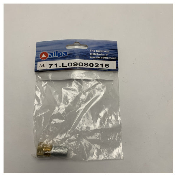 Allpa 71.L09080215 Kestävä korroosionkestävä anodi Lombardini-moottorin Paguro-generaattoriin