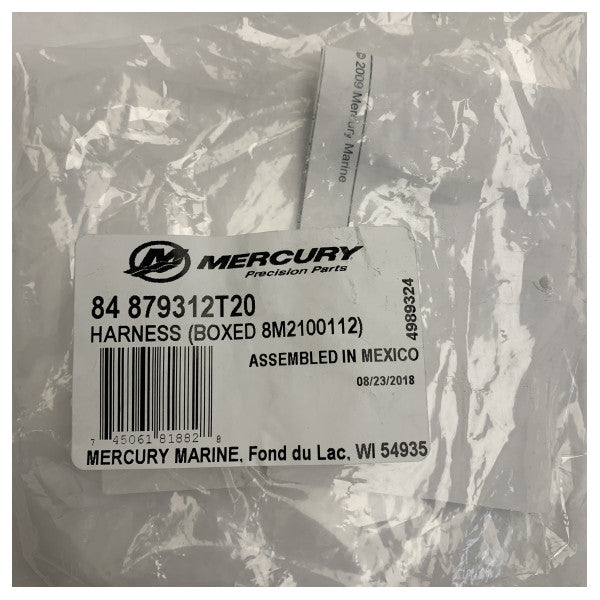 Faisceau de câblage Mercury Marine pour des systèmes électriques fiables - 84 879312T20