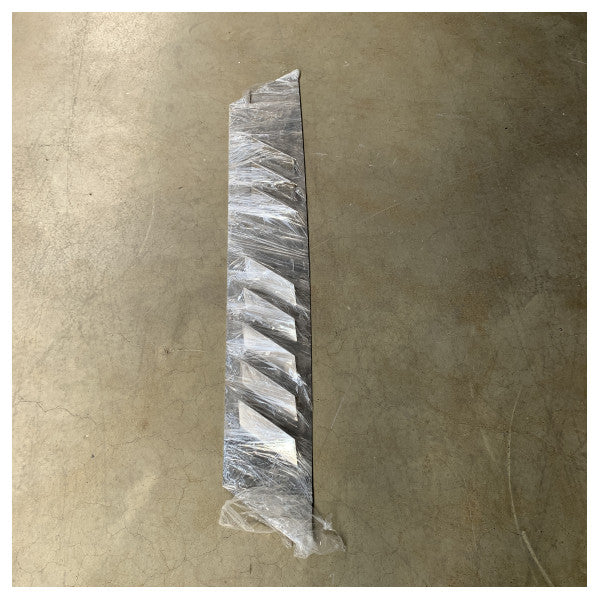 ステンレス製エンジン排気グリル 120 x 18 cm