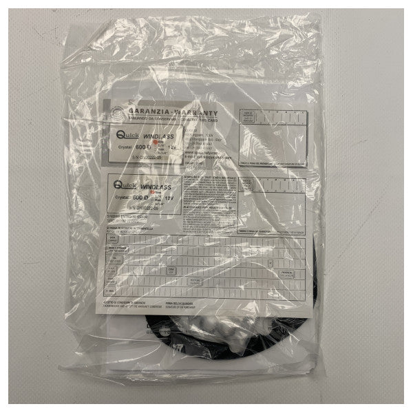 Crystal rapide 600d 12V | 500W | Tobard vertical de 6 mm avec capstan