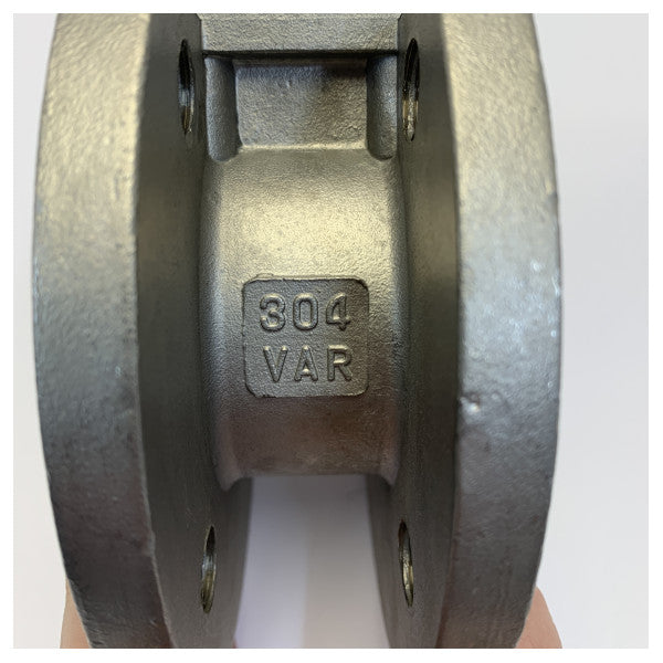 VAR Italy Stainless Steel 304 Flanged Ball Valve DN40