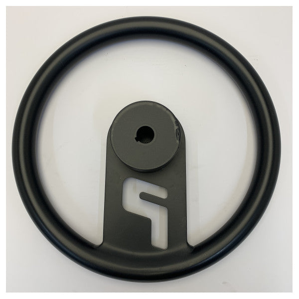 Rueda de dirección Nemo Pershing Marine 380 mm recubierta de negro mate - 365026