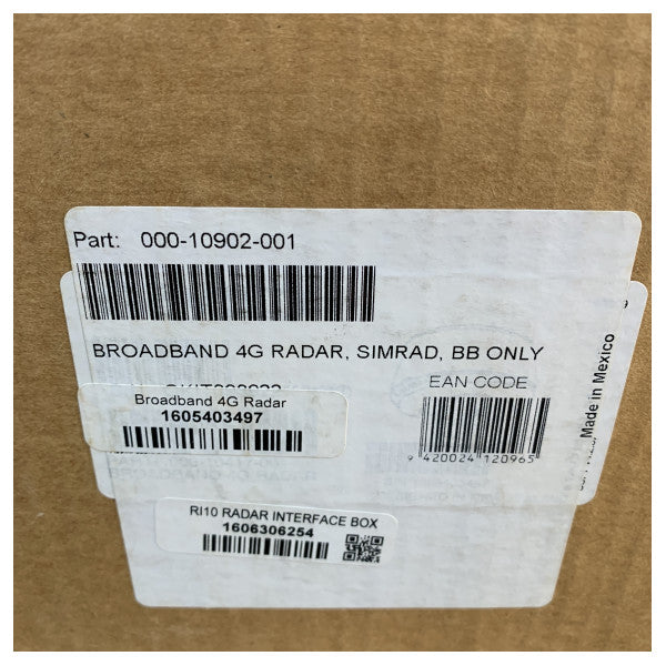 Simrad 4G широколентов радарен комплект бял - 000-10902-001