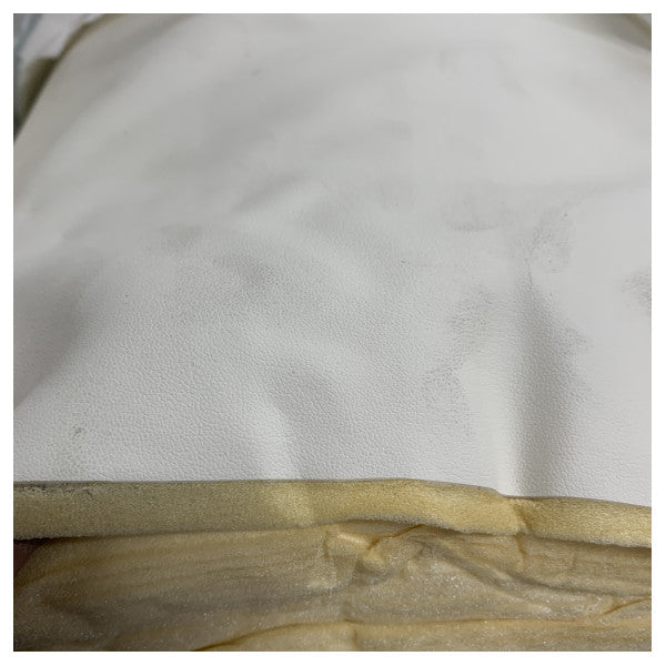 Guidi Vega Marine Upholstery Fabric Ivory 130gr 2mm Foam Backing 30M