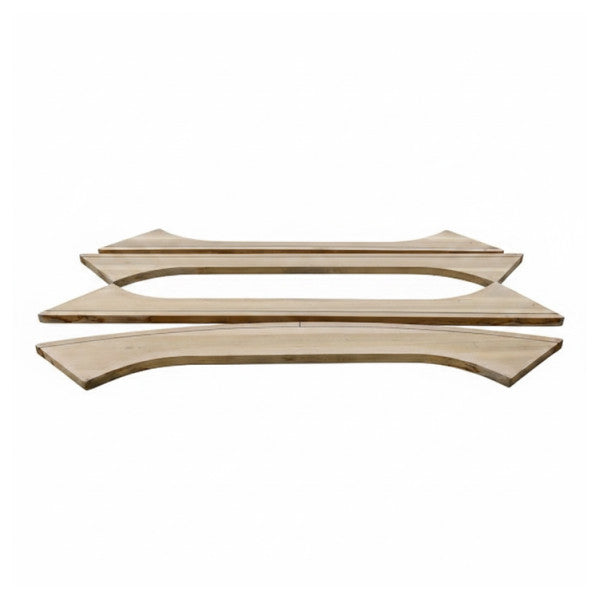 Ferretti Teak Jacuzzi Edge Covers for Custom Line Navetta 33 - 393349