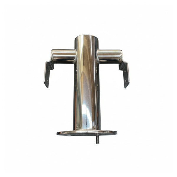Pershing 92 Stainless Steel Light Pole Holder - Marine Mast Mounting Bracket