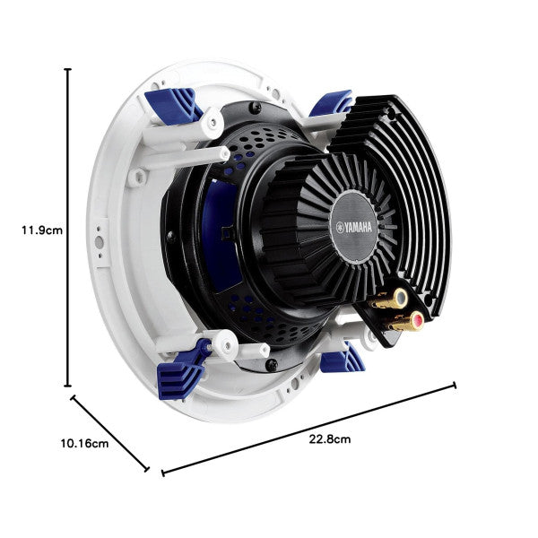 Kit di altoparlanti audio marini Yamaha NS-IC600 bianco da incasso - 6,5 pollici - 110W