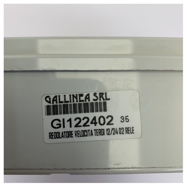 Regolatore di velocità del tergicristallo marino Gallinea Gewiss 12/24V - GI122402