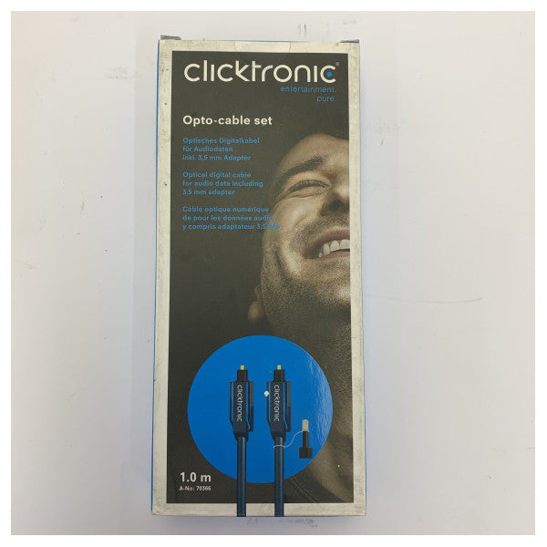 Cable óptico Clicktronic Strong 1m - Entretenimiento Marino