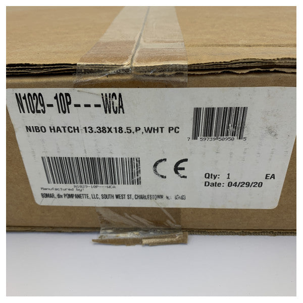 Bomar poklopac dekice niskog profila bijeli - 315x445 mm - N1029-10P