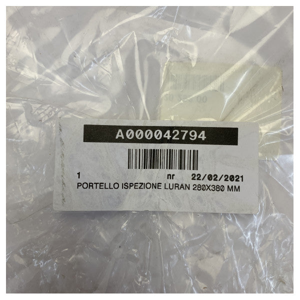 オスキュラティ点検ハッチ 280 x 380 mm - ホワイト - 20.298.00