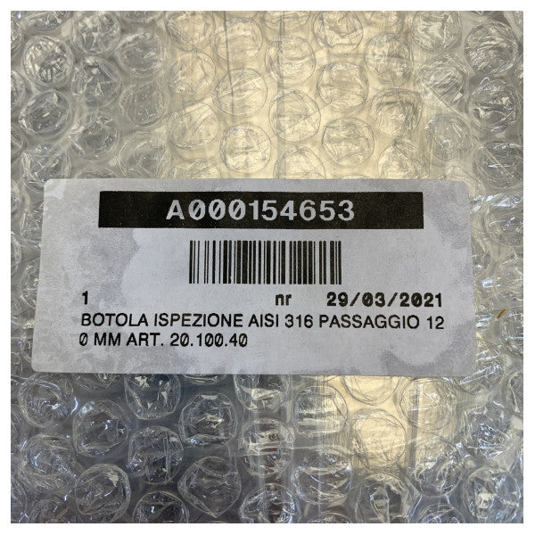 Osculati Inspekcijski otvor okrugli od nehrđajućeg čelika D 120 mm - 20.100.40