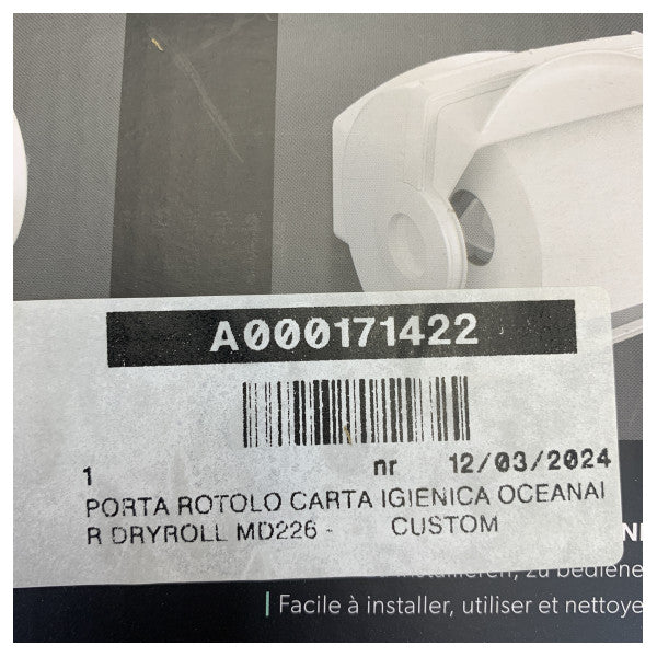 Dometic Oceanair Dryroll Водонепропусклив Държач за Тоалетна Хартия MD226