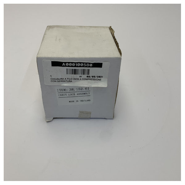 Serrure de hublot à verrouillage à clé Osculati en acier inoxydable D90 mm - 38-152-61