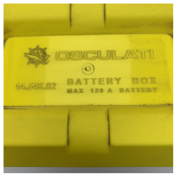 オスキュラティ 120Aバッテリー12/24V用バッテリーボックス イエロー - 14.546.02