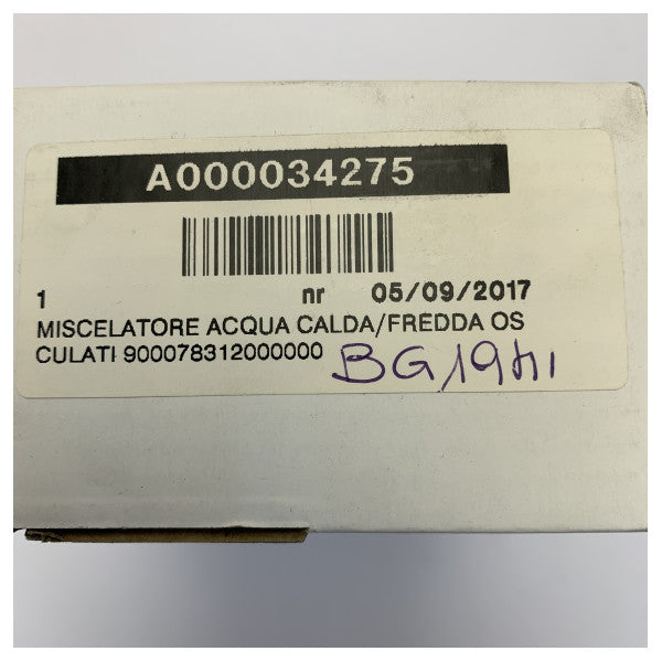 Robinet mélangeur pliable Osculati Chrome Star Series Chaud/Froid - 17.049.00