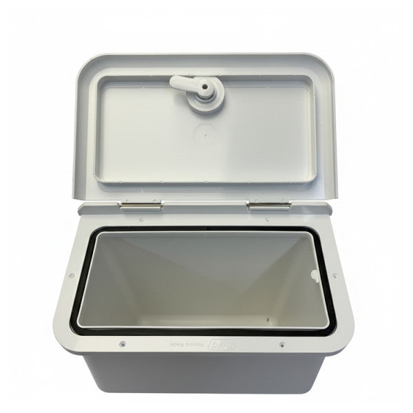 Nuova Rade Aufbewahrungsbox Weiß 285 x 180 x 260 mm mit Deckel ohne Schloss - 20.021.01