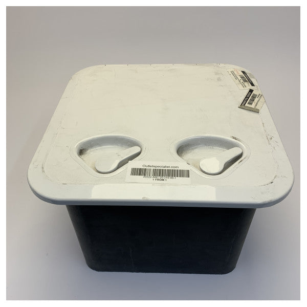 Osculati Inspektionsluke mit Aufbewahrungsbox 285 x 285 mm Weiß - 20.316.00.1