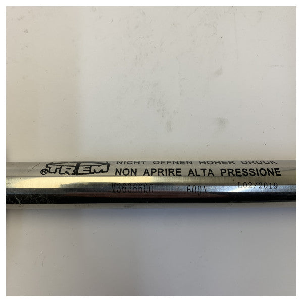 オスキュラティ・トレム M3636600 ガススプリング 60 KG - 250 mm - ステンレス鋼