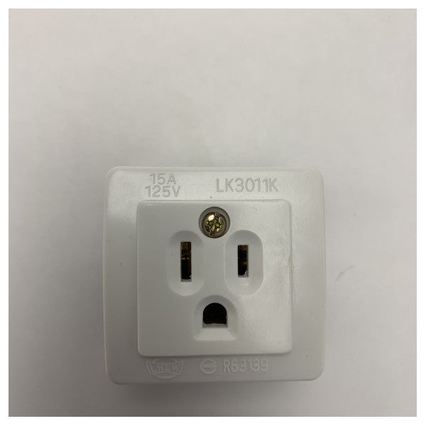 Prise murale étanche Single Bulkhead Socket LK3011K 125V 15A