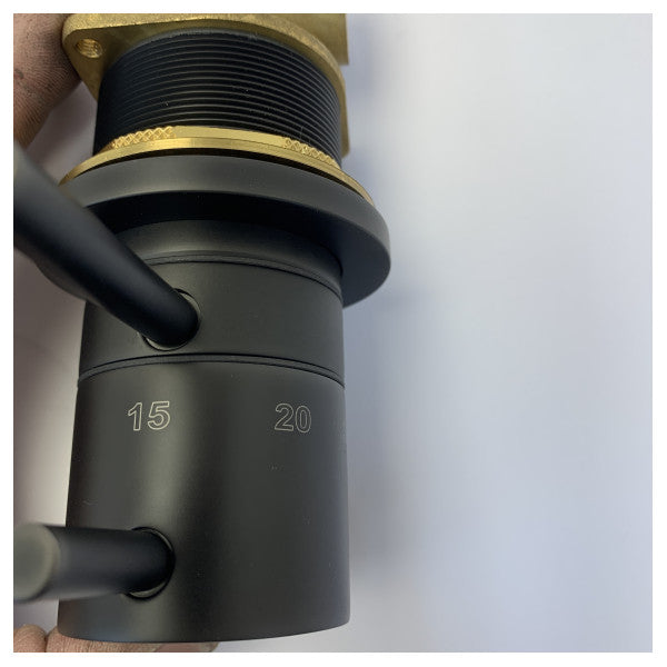 Mitigeur thermostatique encastré RAF Noir mat AZ83NPV