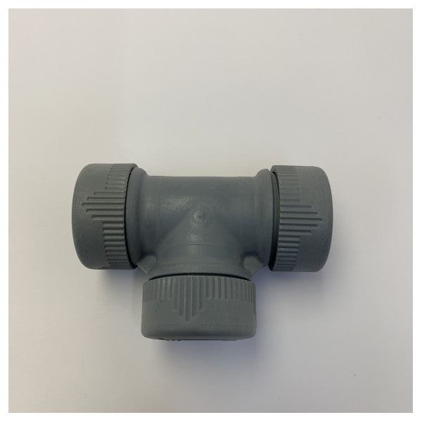Reducerande T-stycke 22 x 22 x 15 mm push-fit-koppling för vattensystem