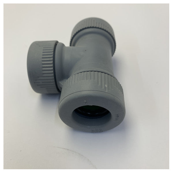 Reducerande T-stycke 22 x 22 x 15 mm push-fit-koppling för vattensystem