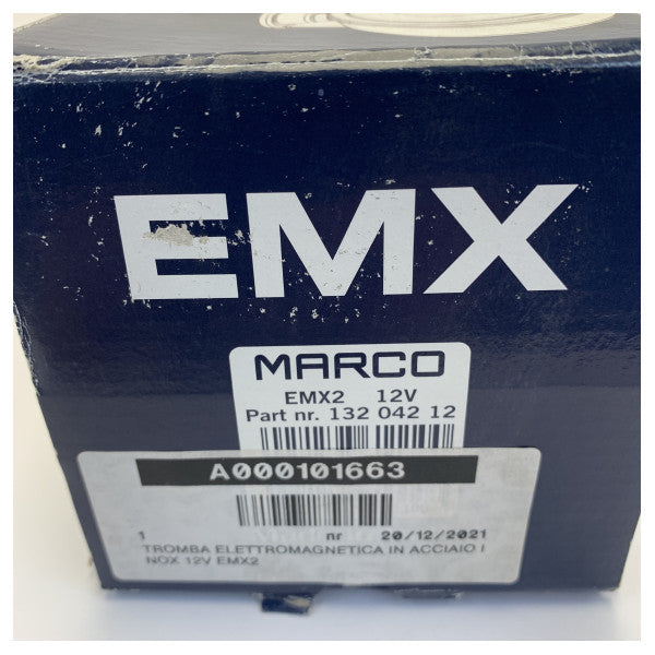 Marco EMX2 Sähkökäyttöinen Ilma-ääni 12V - Ruostumatonta Terästä 400 mm